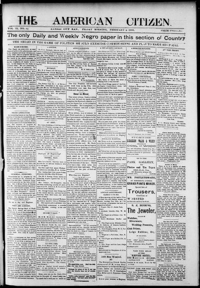 The American Citizen, Feb 9, 1900