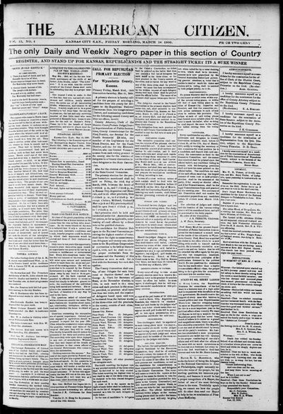 The American Citizen, Mar 16, 1900