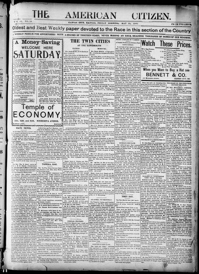 The American Citizen, May 25, 1900