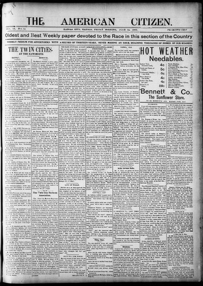 The American Citizen, Jun 29, 1900