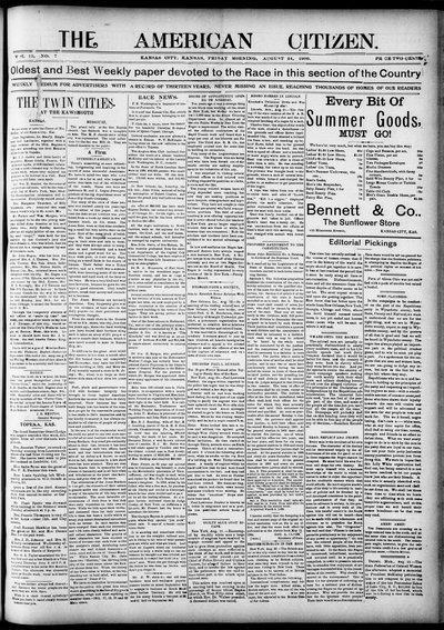 The American Citizen, Aug 24, 1900