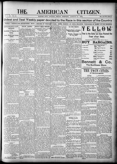 The American Citizen, Aug 31, 1900