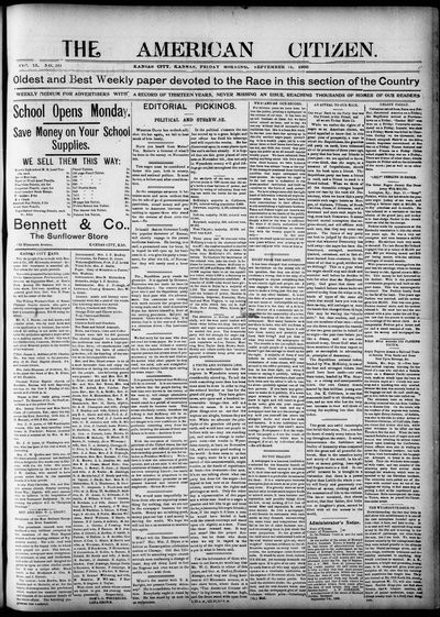 The American Citizen, Sep 14, 1900