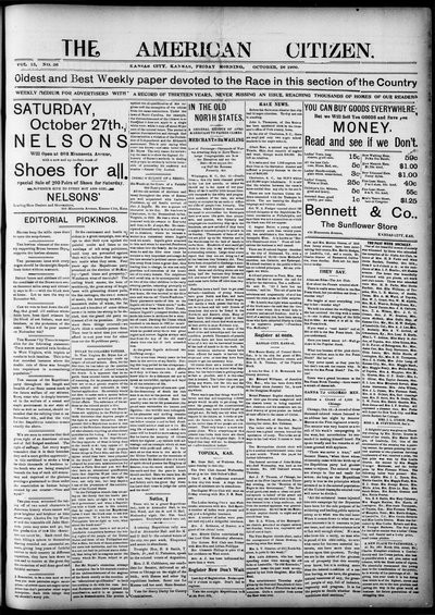 The American Citizen, Oct 26, 1900