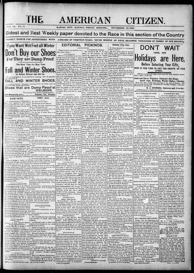 The American Citizen, Nov 30, 1900
