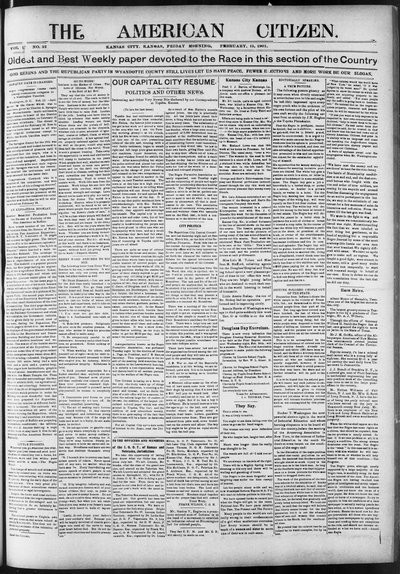 The American Citizen, Feb 15, 1901