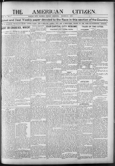 The American Citizen, Mar 15, 1901