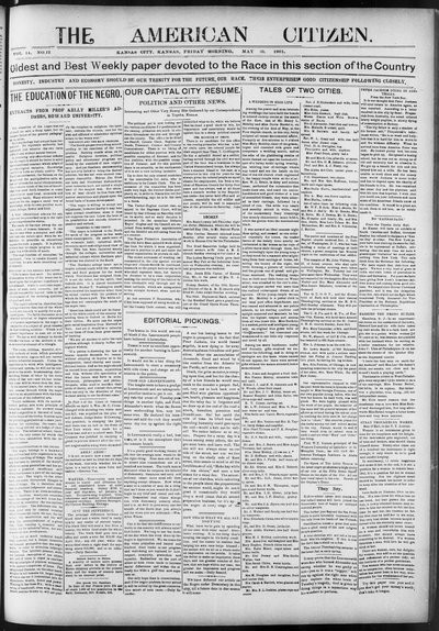The American Citizen, May 10, 1901