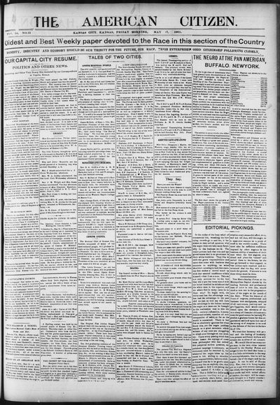 The American Citizen, May 17, 1901