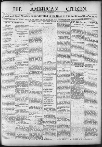 The American Citizen, May 24, 1901
