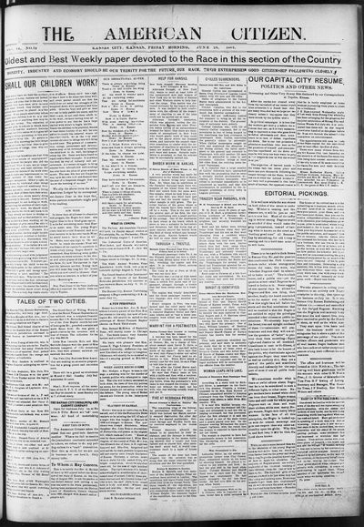 The American Citizen, Jun 28, 1901