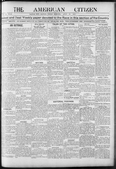 The American Citizen, Jul 19, 1901