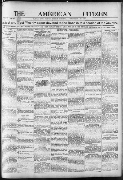 The American Citizen, Sep 13, 1901