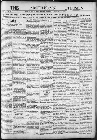 The American Citizen, Oct 18, 1901