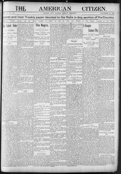 The American Citizen, Nov 15, 1901