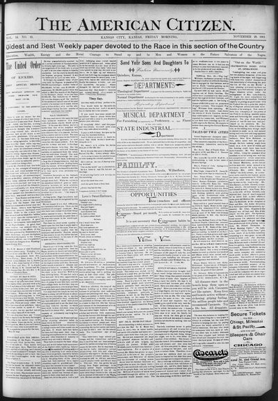 The American Citizen, Nov 29, 1901