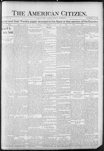 The American Citizen, Dec 13, 1901