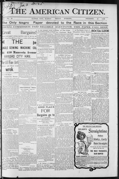 The American Citizen, Dec 25, 1903