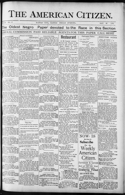 The American Citizen, May 26, 1905