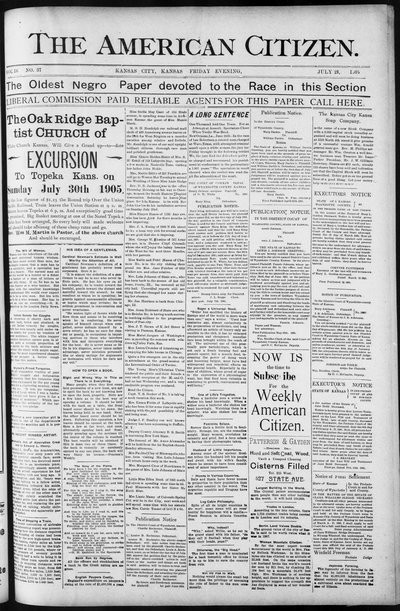 The American Citizen, Jul 21, 1905