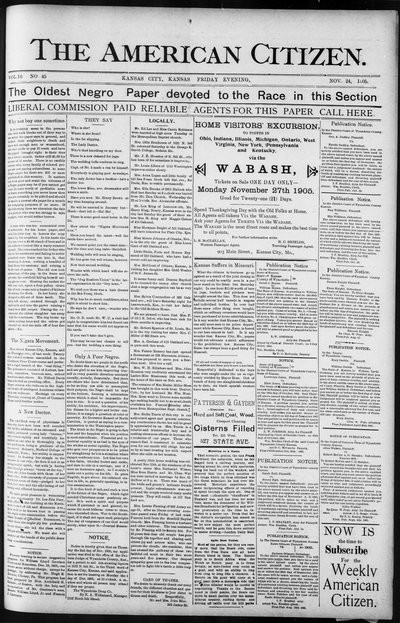 The American Citizen, Nov 24, 1905