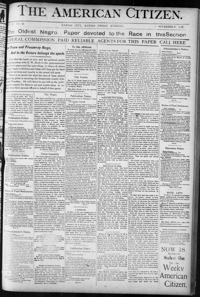 The American Citizen, Nov 9, 1906