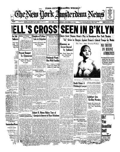 Amsterdam News, Dec 13, 1922