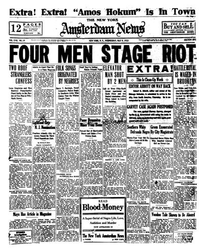 Amsterdam News, May 9, 1923