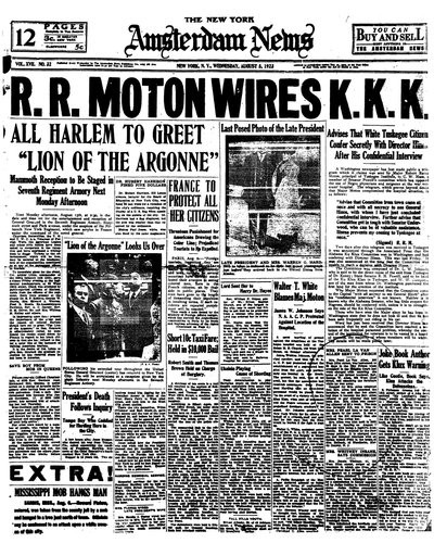 Amsterdam News, Aug 8, 1923