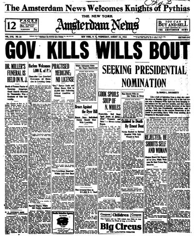 Amsterdam News, Aug 22, 1923