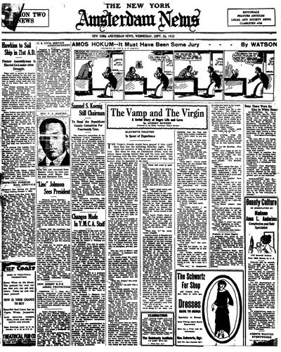 Amsterdam News, Sep 26, 1923