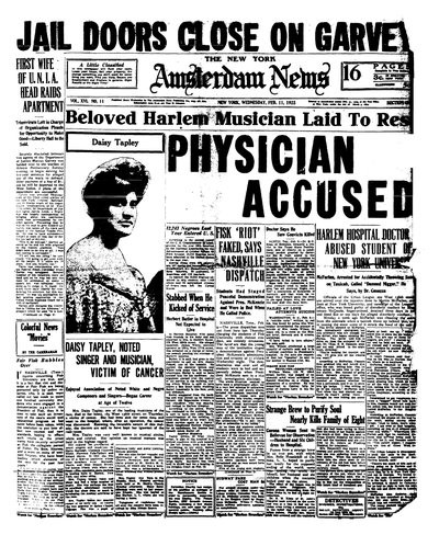 Amsterdam News, Feb 11, 1925
