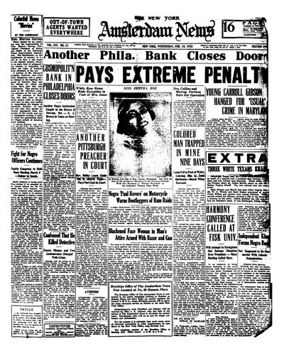 Amsterdam News, Feb 18, 1925