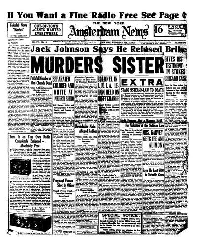 Amsterdam News, Feb 25, 1925