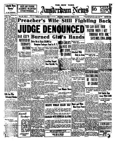 Amsterdam News, Mar 25, 1925