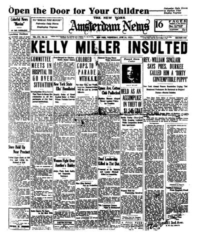 Amsterdam News, Jun 24, 1925