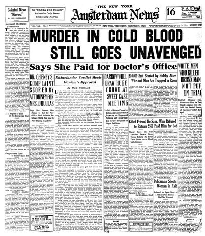 Amsterdam News, Dec 9, 1925