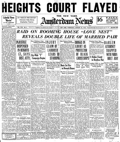 Amsterdam News, Jan 20, 1926