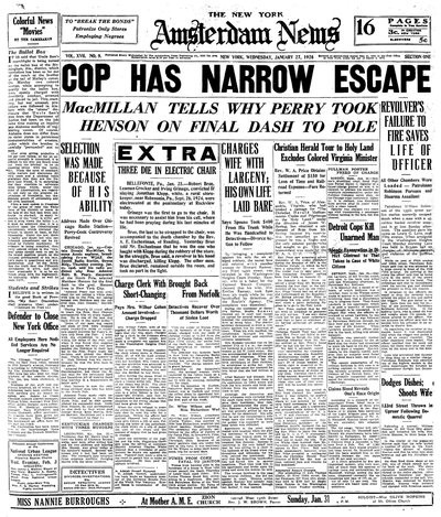Amsterdam News, Jan 27, 1926