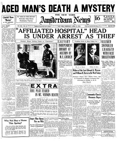 Amsterdam News, Apr 21, 1926