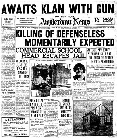 Amsterdam News, Apr 28, 1926