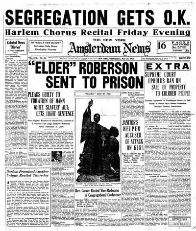 Amsterdam News, May 26, 1926