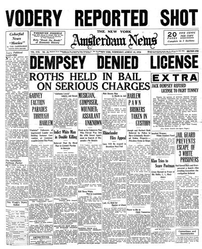 Amsterdam News, Aug 18, 1926