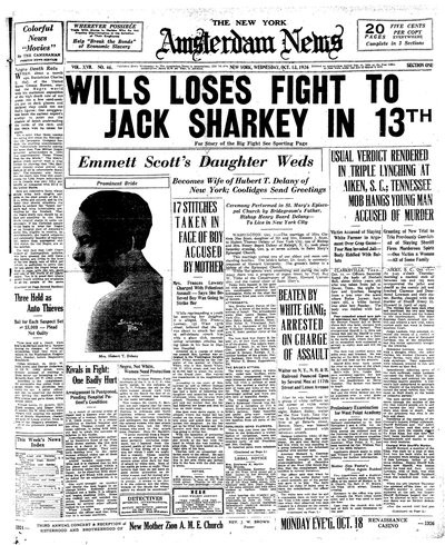 Amsterdam News, Oct 13, 1926