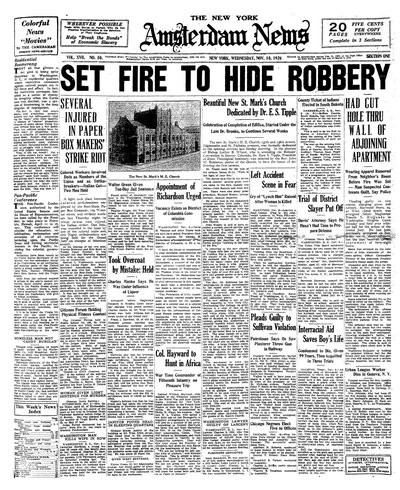 Amsterdam News, Nov 10, 1926