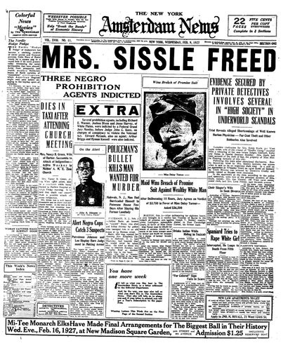 Amsterdam News, Feb 9, 1927