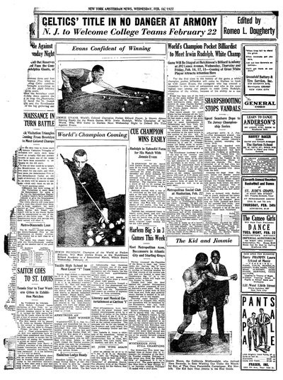 Amsterdam News, Feb 16, 1927