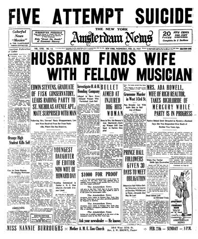 Amsterdam News, Feb 23, 1927