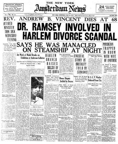 Amsterdam News, May 25, 1927