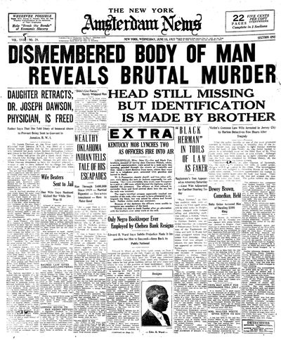 Amsterdam News, Jun 15, 1927